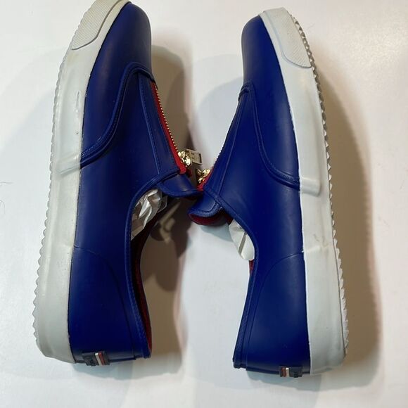 Tommy Hilfiger Mens Typhoon Boat Rain Rubber Blue Slip On Sz 9 - Picture 6 of 9